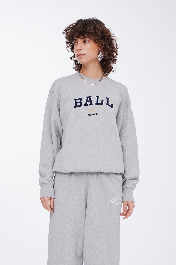 Ball Taylor Sweatshirt - Medium Grey Mel