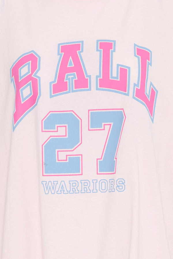 Ball Retro T-shirt - Milkshake