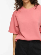 Vila Reflect Crew Neck 2/4 Sweat Top - Mauveglow