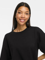 Vila Telana O-Neck 2/4 Sweat T-shirt - Black