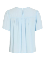 Vila Cody S/S Tape Top - Nantucket Breeze