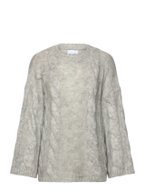 Noella Lyza Knit - Light Grey Melange