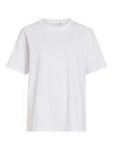 Vila Nora S/S Oversize T-shirt - White