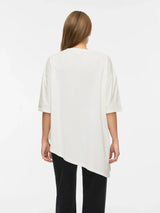 Vila Uliera 2/4 Asymmetric T-Shirt - White