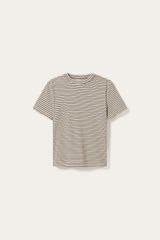 Noella N-Lidie SS Top - Offwhite Stripe