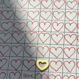 Stine a Petit Open Love Heart Earring