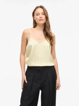 Vila Enna Raveanna Lace Singlet - Pastel Yellow