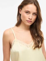 Vila Enna Raveanna Lace Singlet - Pastel Yellow