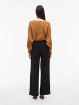 Vila Varone HW Wide Pant - Black