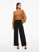 Vila Varone HW Wide Pant - Black