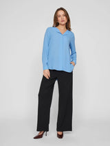 Vila Vilucy L/S Shirt - Blissful Blue