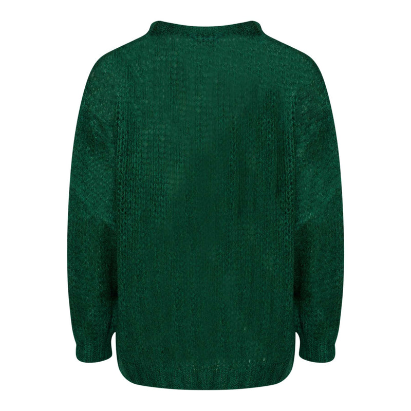 Noella Delta Knit Sweater - Bottel Green