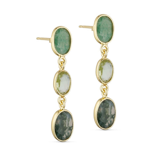 Pure By Nat Amira Earrings - Green