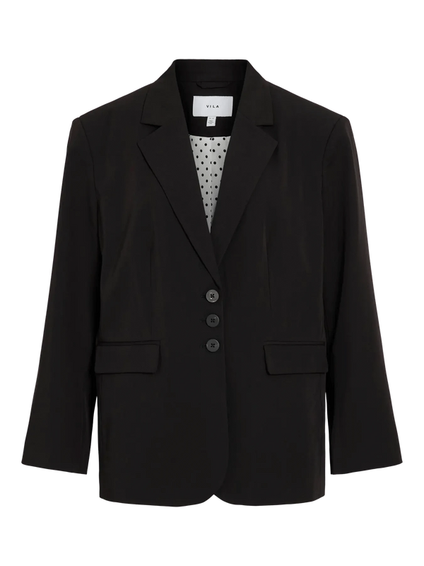 Vila Ralla Wide Sleeve Blazer - Black