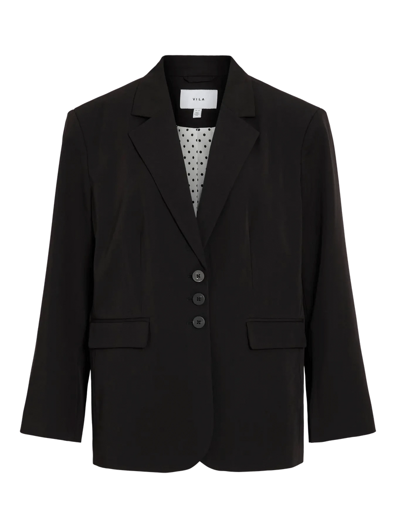 Vila Ralla Wide Sleeve Blazer - Black