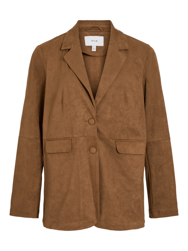 Vila Hena Loose Blazer - Argan Oil