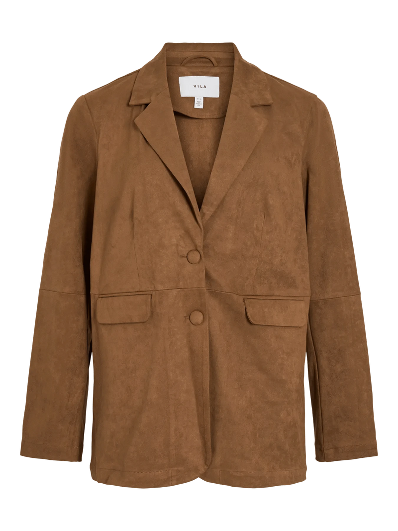 Vila Hena Loose Blazer - Argan Oil
