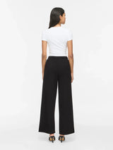 Vila Telana HW Wide Sweat Pants - Black