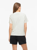 Vila Sybilla O-Neck S/S - Lemon Fiji Flower