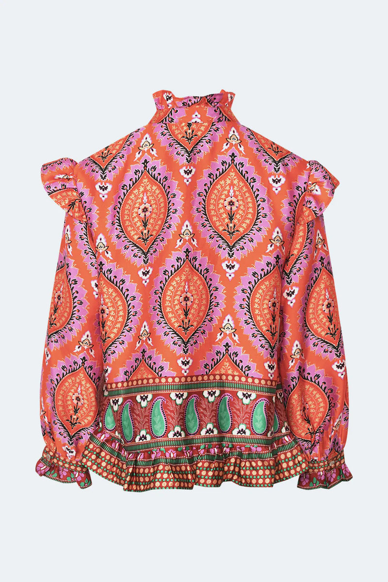 Noella Reno Blouse - Trisha Print