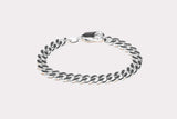 IX Studios Chunky Curb Braceket - Silver