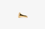 IX Studios Mini Oval Signet Ring - Gold
