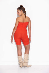 Lykkeland Alturra Highwaist Shaping Shorts - Red