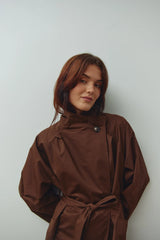 Noella N-Makenzie Coat - Chocolate