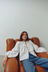 Noella N-Marceline Blouse - White