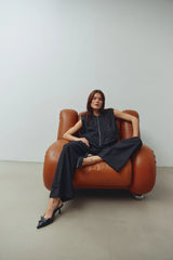 Noella Melany Vest - Black