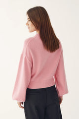 Noella N-Miley Knit Cardigan - Baby Pink