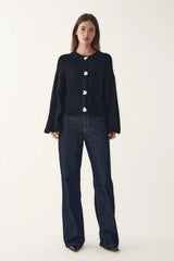 Noella N-Miley Knit Cardigan - Black