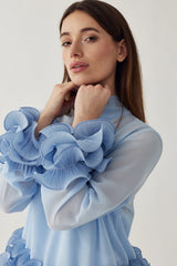 Noella N-Latanie Blouse - Sky Blue
