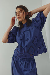 Norella N-Marisol skirt - Dusty Blue