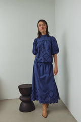 Noella N-Marilyn Blouse - Dusty Blue