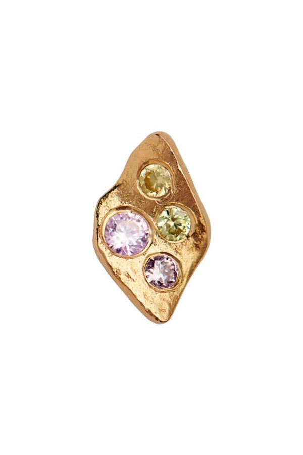 Stine a PEtit Ile De L' Amour With Stones Earring