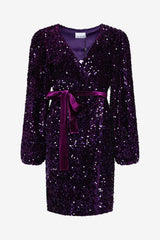 Noella Teagan Wrap Dress - Lilac