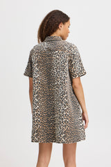 Pulz Jannah Dress - Tobacco Brown