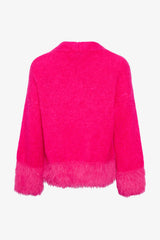 Noella Tulip Knit Cardigan - Pink