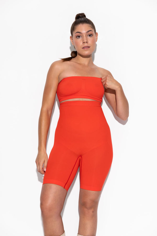 Lykkeland Alturra Highwaist Shaping Shorts - Red
