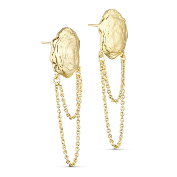 Pure By Nat Esther Chaini Earrings - Gold