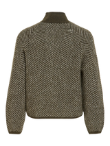 Vila Lory High Neck L/S Knit Top - Forest Night