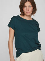 Vila Dreamers New Pure T-shirt - Green