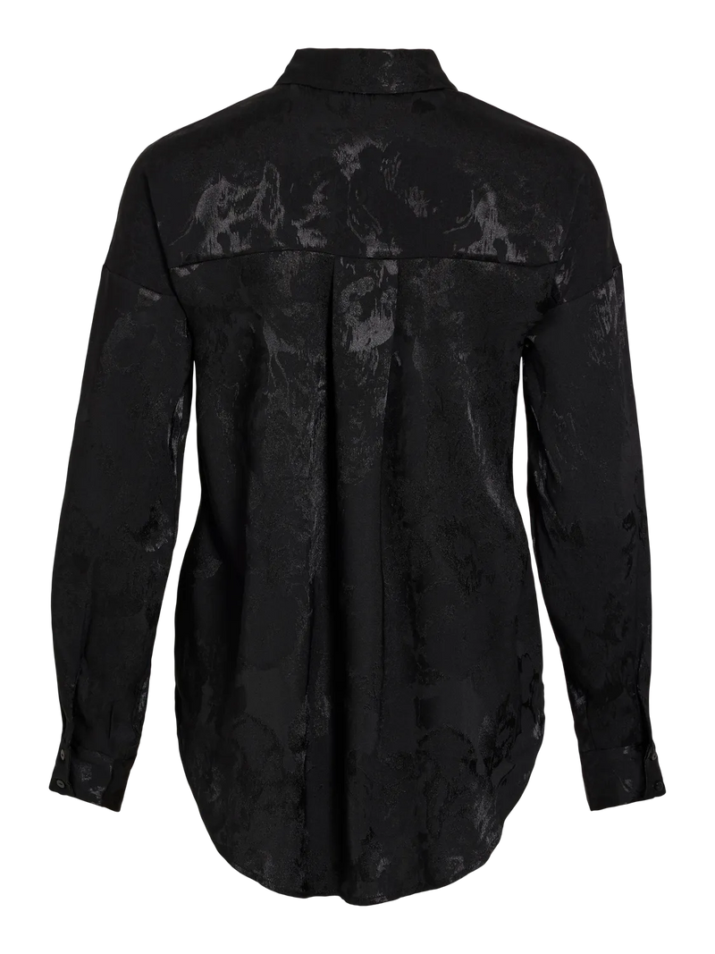 Vila Sassan L/S Shirt - Black Beauty