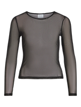 Vila Nora L/S top - Black