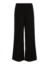 Vila Simlette HW Pants - Black