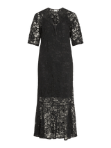 Vila Vinalina Lace Dress - Black