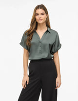 Vila Enna Ravenna S/S Top - Balsam Green