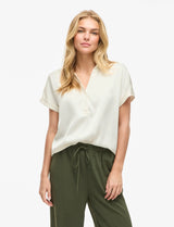Vila Enna Ravenna S/S Top - Cloud Dancer