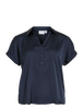 Vila Enna Ravenna S/S Top - Navy Blazer